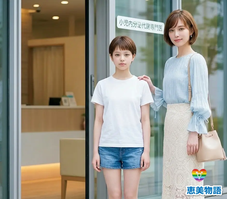 母娘で小児内科クリニック受診