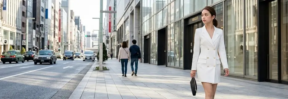 MtF恵美クロスドレッサーで銀座を散歩