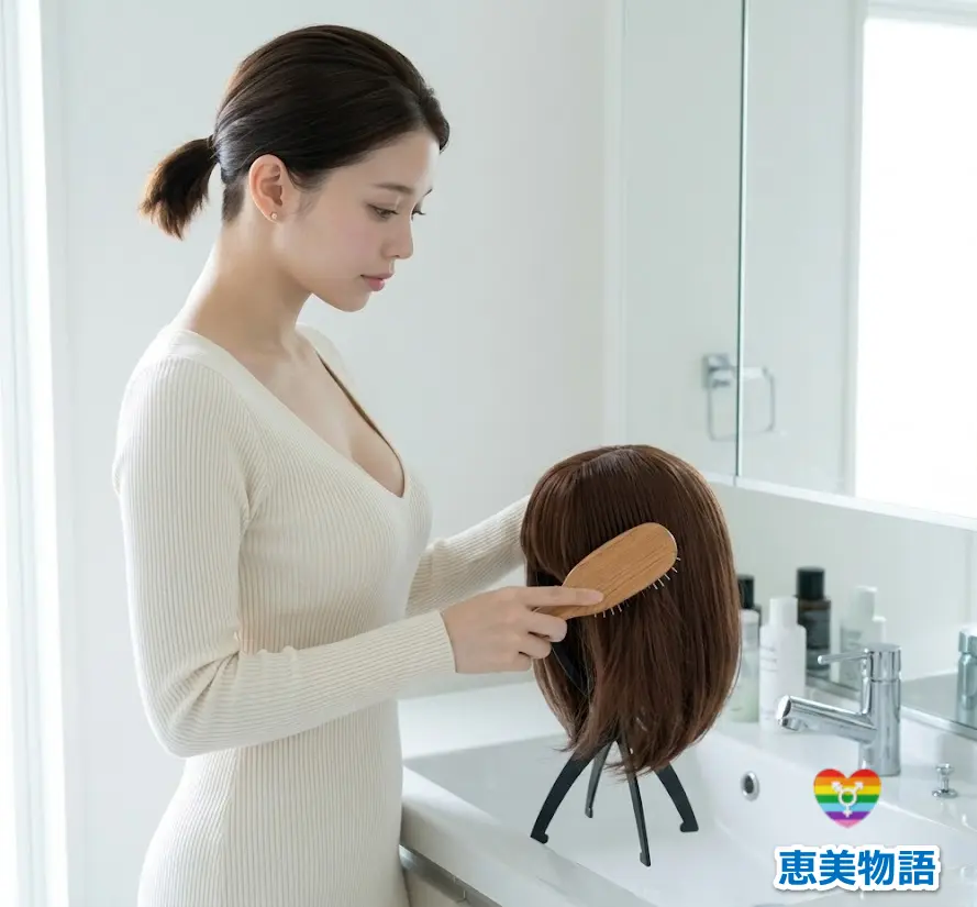 ウィッグ手入れは苦手かも