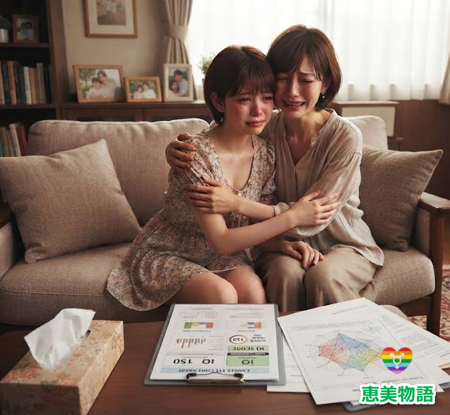 Demigirl恵美は、感情的OE（感情の過興奮性）の共鳴