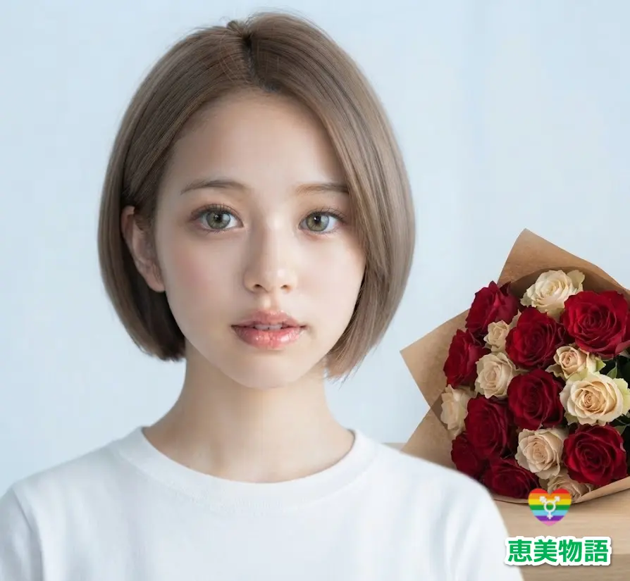 スライドカットしたショートワンレンボブも素敵でしょ